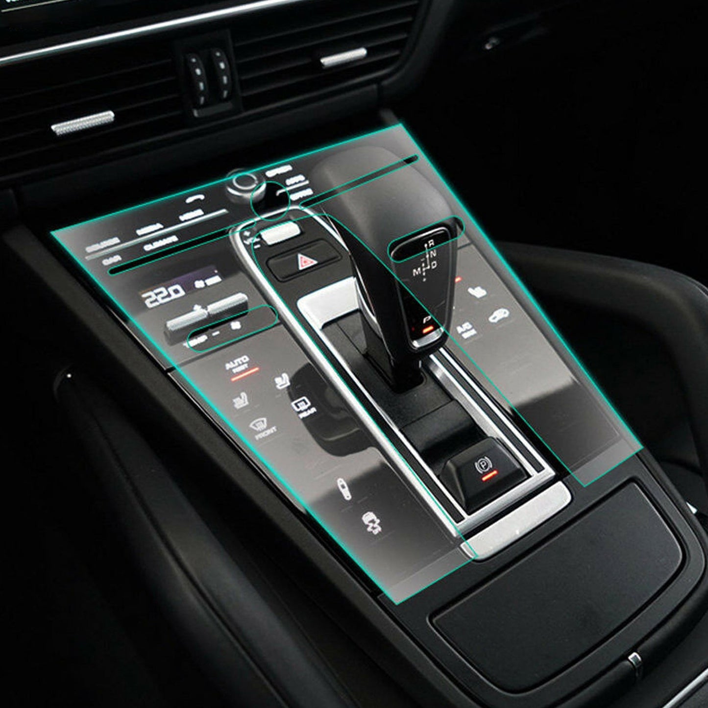 Set di 4 pellicole protettive per schermo per Porsche Cayenne 2.9T 3.0T 2018-2020