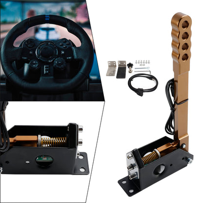 Freno a mano da corsa Sim USB per PC 14 bit con morsetto per Assetto per G27/G29/T300/T500