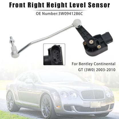 Sensore di livello altezza anteriore destro 3W0941286C per Bentley Continental GT (3W0) 03-10