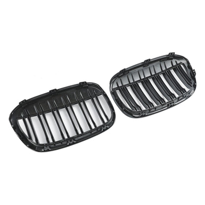 Griglia per rene anteriore nera lucida BMW X1 F48 F49 2PCS 2016-2019