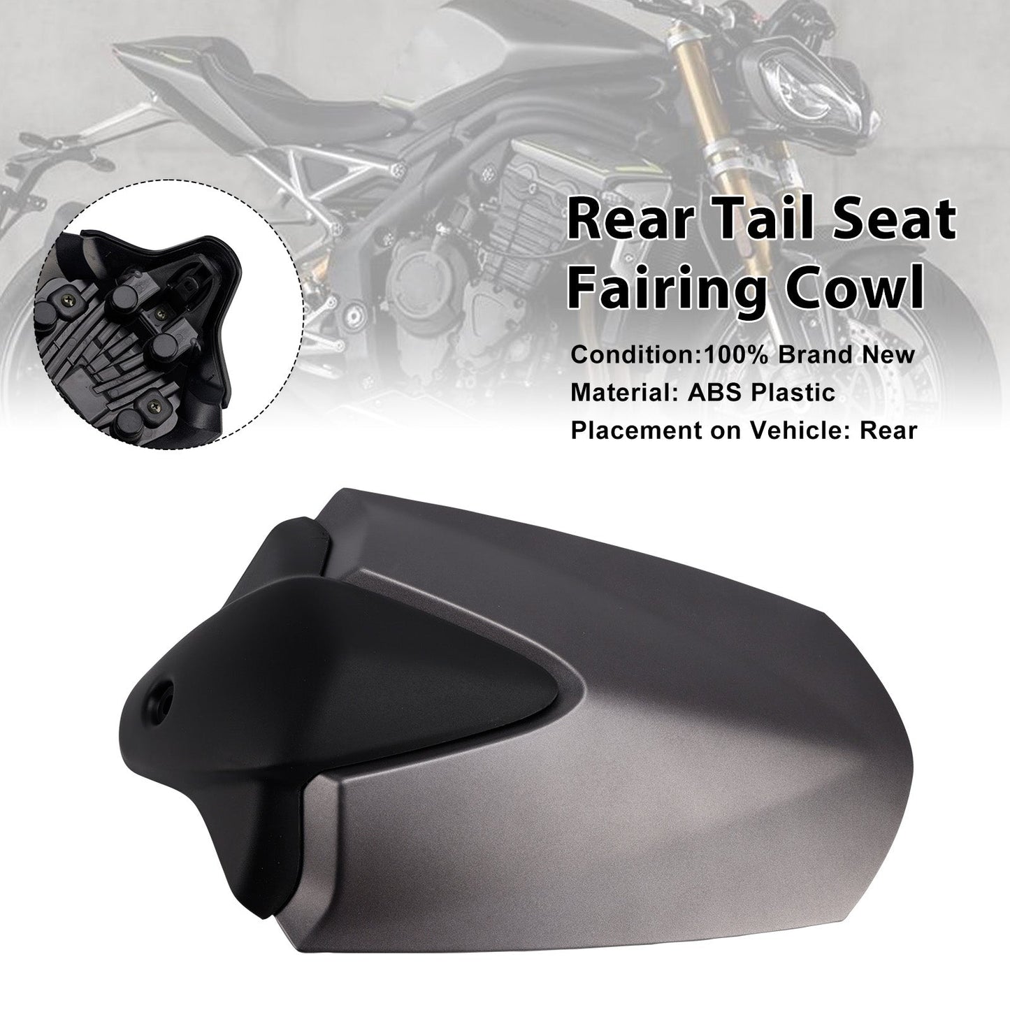 2021-2024 Per Speed Triple 1200 RS Copertura cupolino posteriore sella