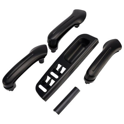 Copertura maniglia interna portiera + cornice interruttore 1J0867172A per VW Golf MK4 / Jetta / Bora / Passat B5 RHD 1998-2005
