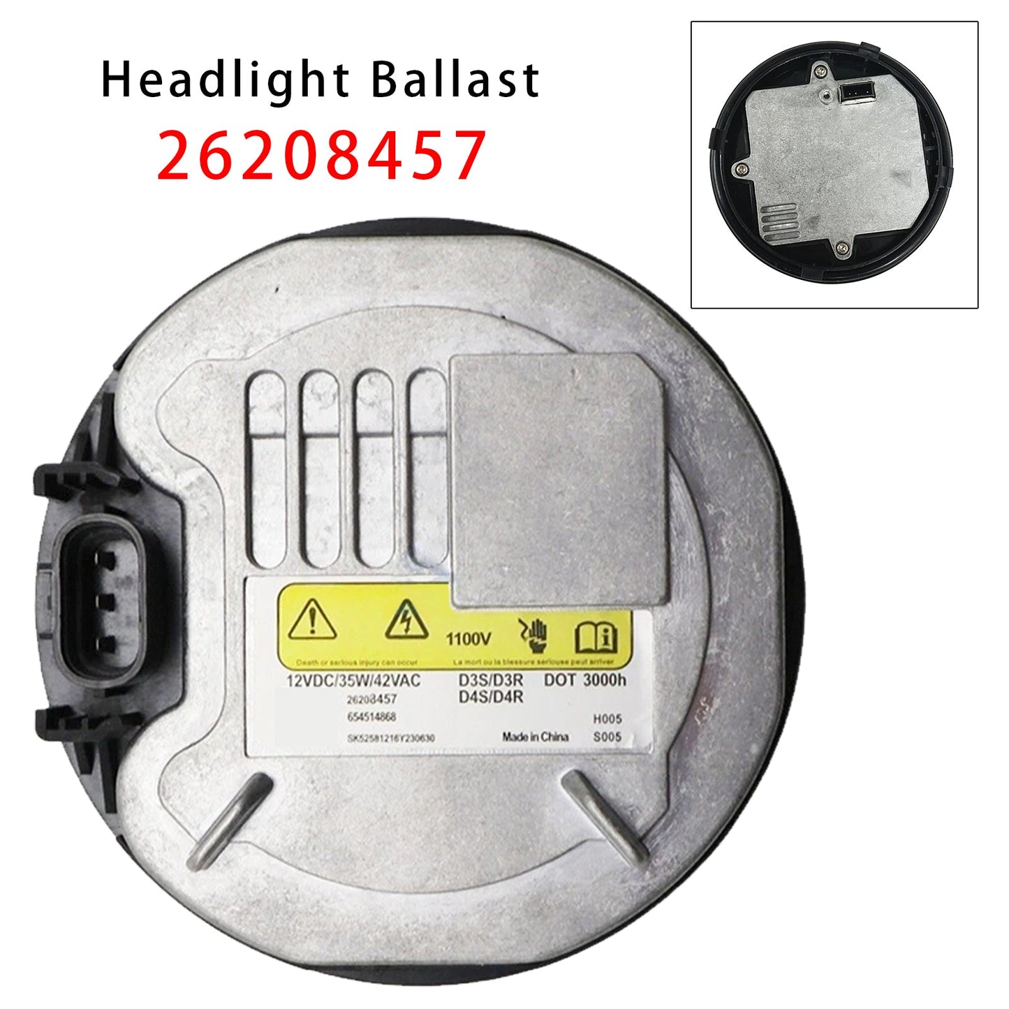 Unità di controllo della zavorra allo xeno 26208457 per Chevrolet Buick LaCrosse Cadillac 17-19