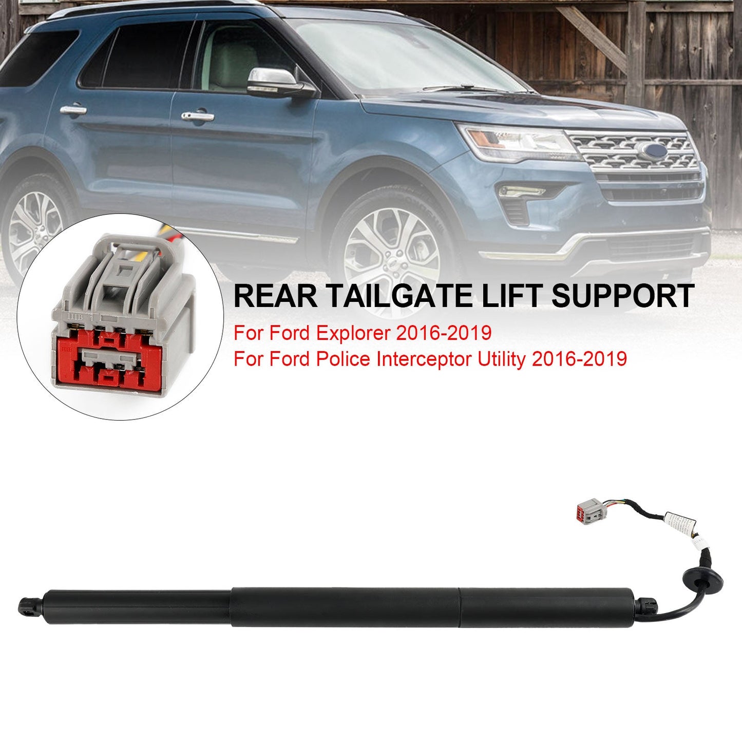 Supporto di sollevamento per portellone elettrico Ford Explorer Police Interceptor Utility 2016-2019 posteriore sinistro conducente GB5Z14B351A