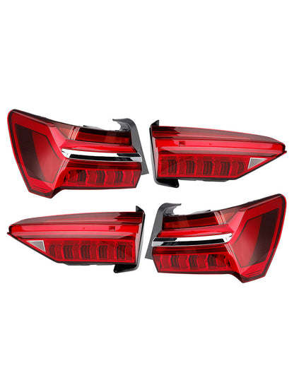 2019-2023 Per Audi A6 C8 4 pezzi Gruppo fanale posteriore a LED sinistro, destro, esterno e interno
