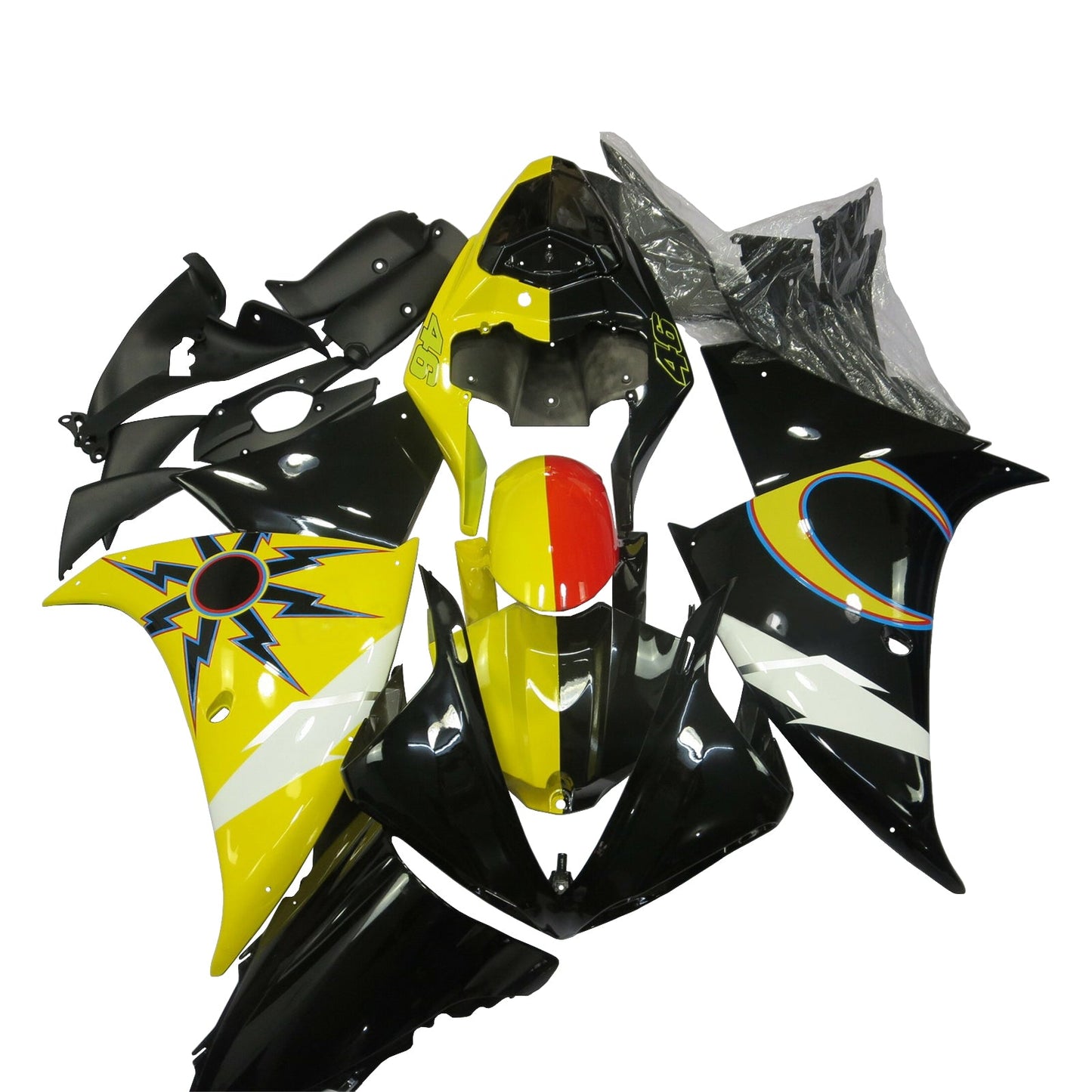 Kit carenatura iniezione plastica ABS per Yamaha YZFR1 YZF-R1 2012-2014