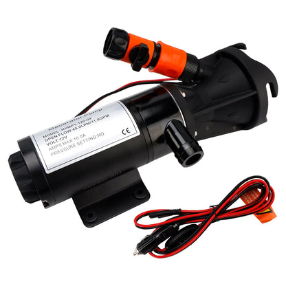 Pompa di scarico portatile per trituratore 18555-000A per camper RV 12V DC