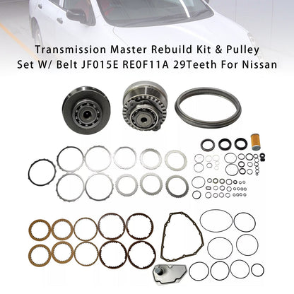 Kit di ricostruzione della trasmissione principale SUZUKI LAPIN L3 0.7L 2011-2015 e puleggia con cinghia JF015E RE0F11A 29T