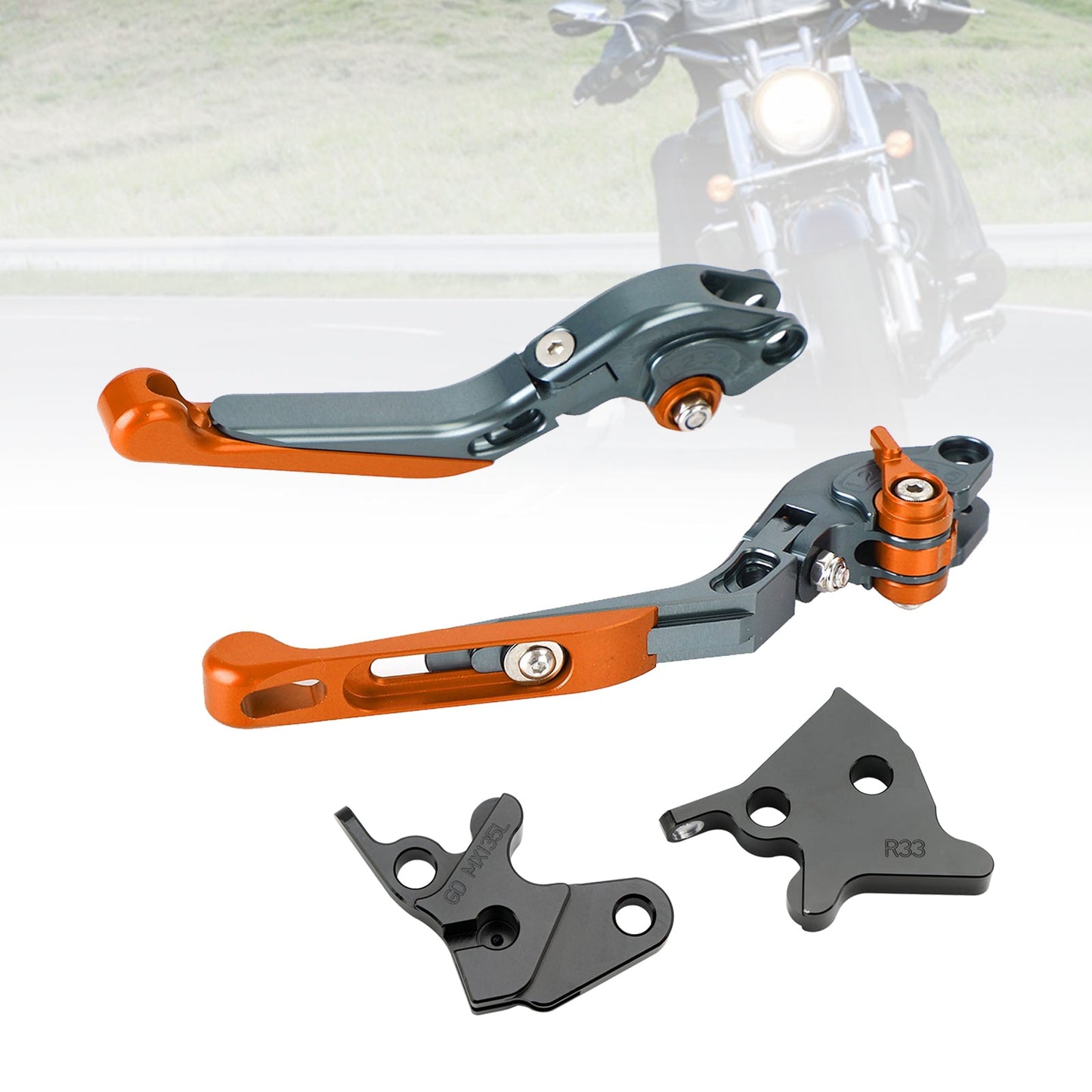 Leva freno frizione regolabile YAMAHA YBR125 2005-2014