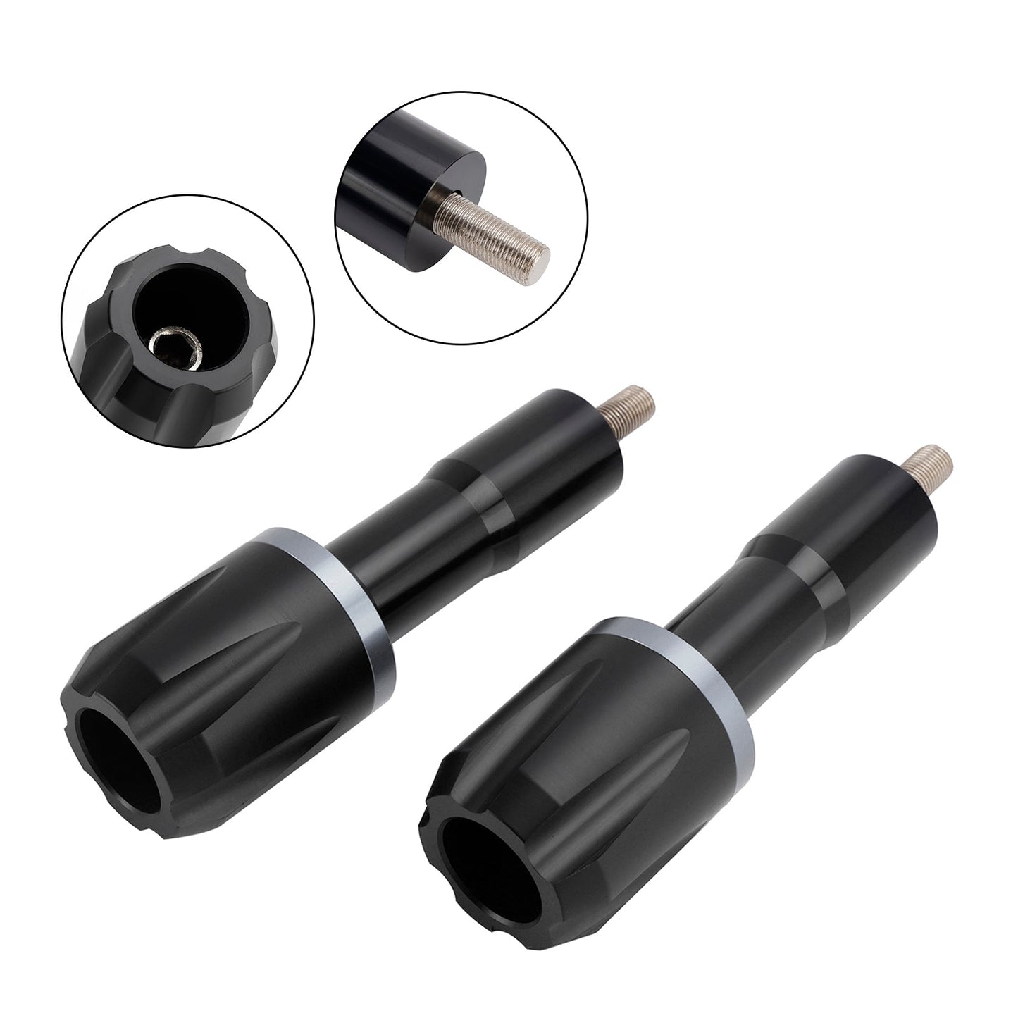 Protezione Slider Antiurto per Telaio in Alluminio Yamaha Yzf-R7 2021-2023, Blu e Nero