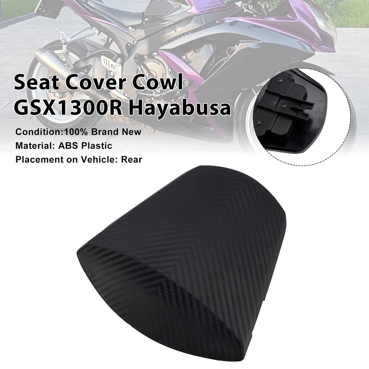 Copertura per sella posteriore per Suzuki GSXR600 GSXR750 K11 2011-2026
