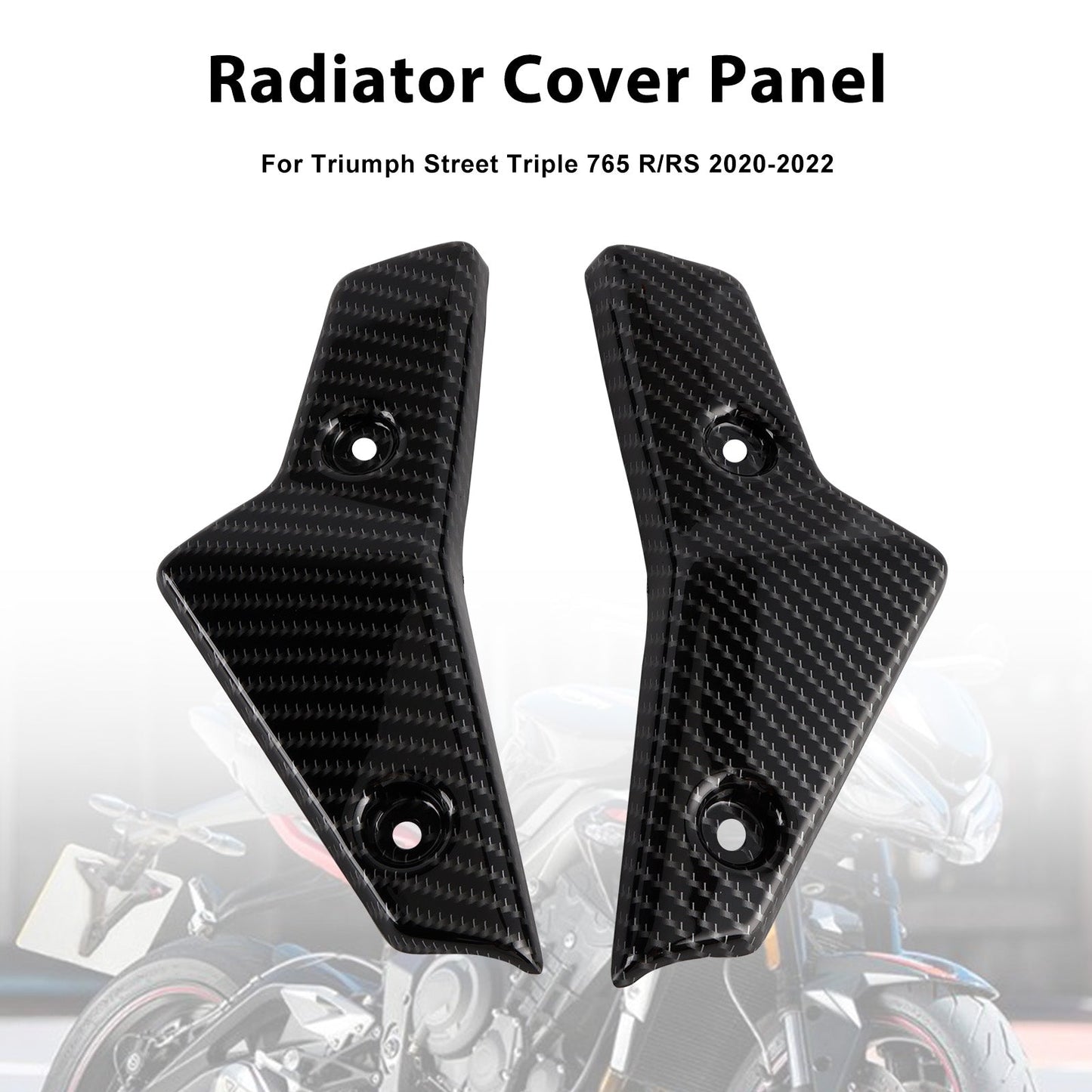 Pannelli carenatura laterali radiatore Street Triple 765 R/RS 2020-2022