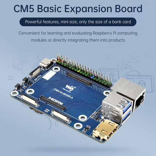 Scheda di espansione del modulo di elaborazione Raspberry Pi 5, scheda di base del modulo di elaborazione CM5