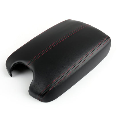 Copertura del bracciolo della console centrale in pelle Honda Accord 2008-2012, nera
