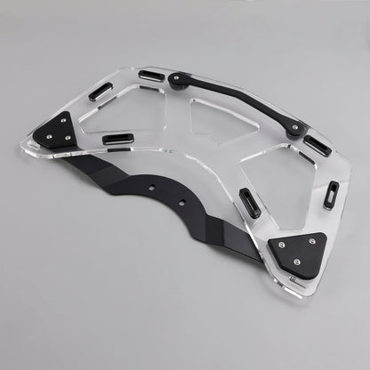Portapacchi aggiuntivo per bauletto per BMW K1600 GTL GT 2011-2024 trasparente