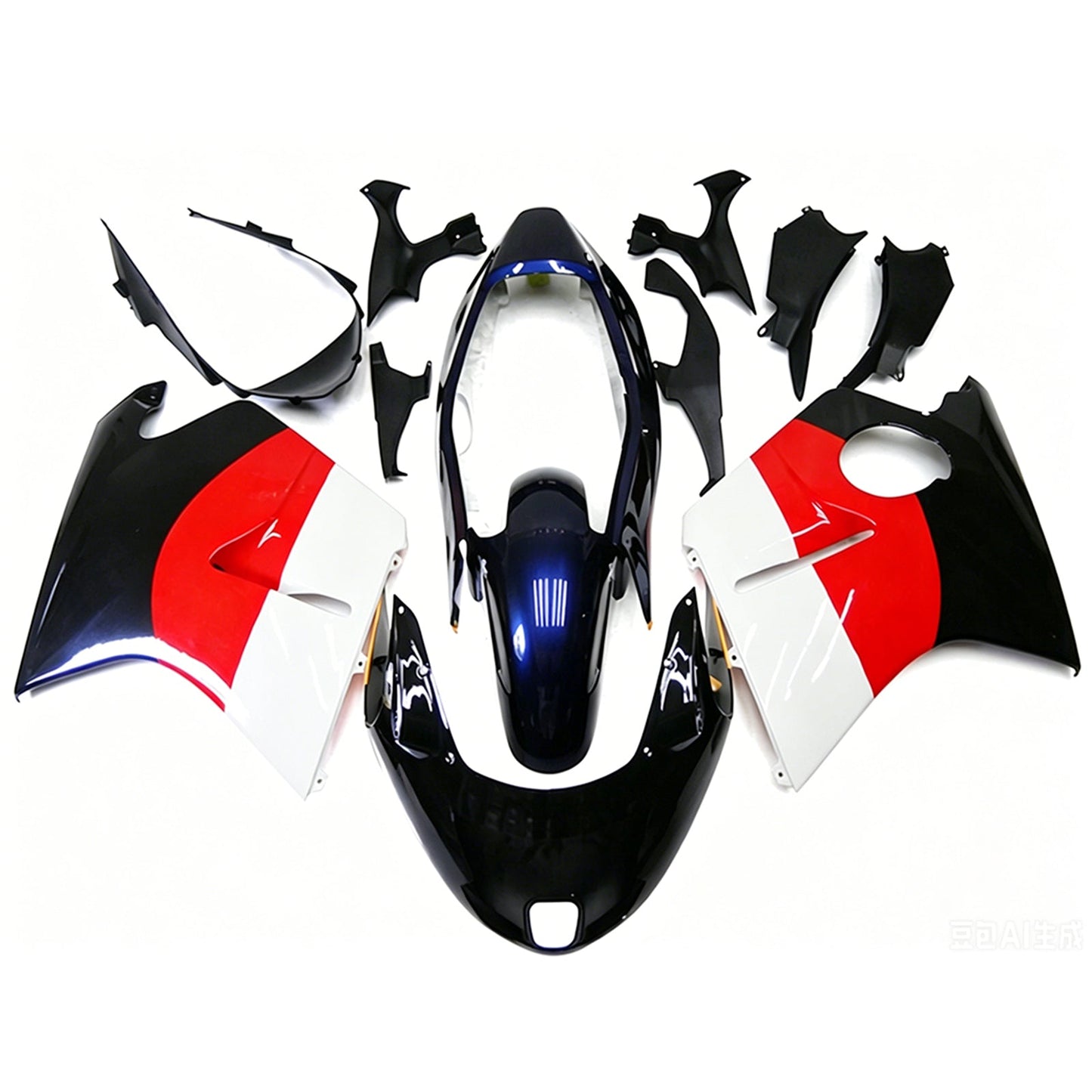 Kit di carene in ABS stampato a iniezione per Honda CBR1100XX SuperBlackBird 1996-2007