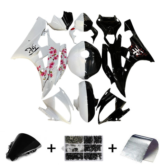 Kit carenatura iniezione plastica ABS per Yamaha YZFR6 YZF-R6 2006-2007