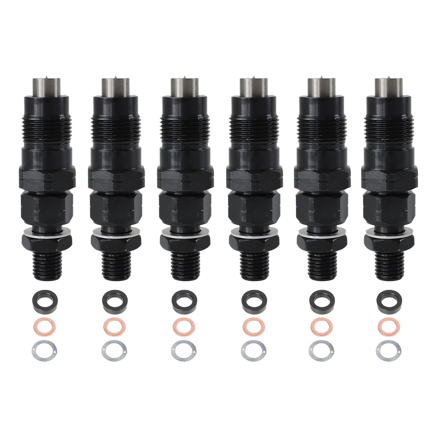 6 pezzi di iniettore di carburante per motore Toyota 3L Hilux Hiace 2.8L 23600-59105