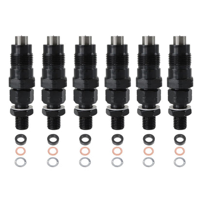 6 pezzi di iniettore di carburante per motore Toyota 3L Hilux Hiace 2.8L 23600-59105