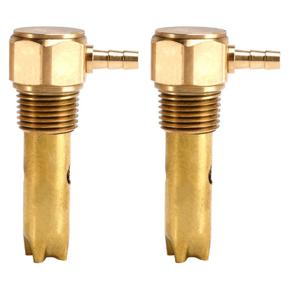 2X 0,25"" ID tubo flessibile doppio attacco serbatoio carburante sfiato gruppo FTA-V-50-02 per Peterbilt