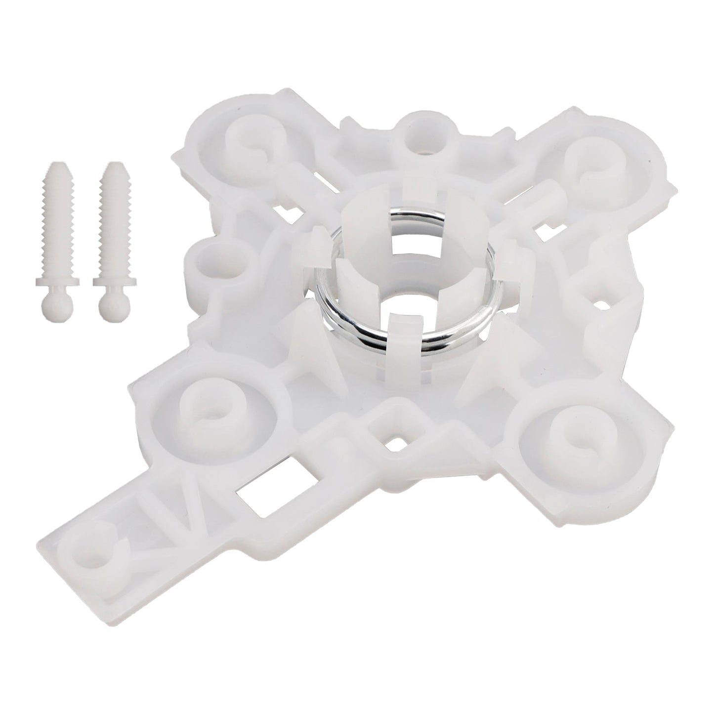 Supporto in plastica bianca con clip per la lente dello specchietto retrovisore laterale destro dell'auto Honda
