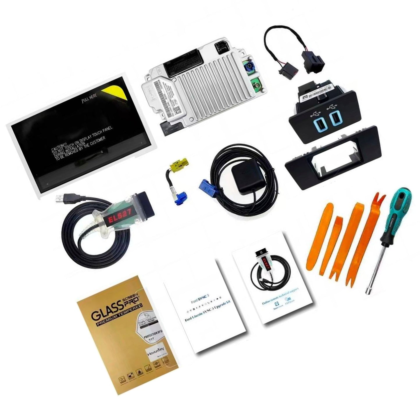 Kit di aggiornamento da SYNC 2 a SYNC 3 3.4 per modulo APIM Ford Sync3 Carplay