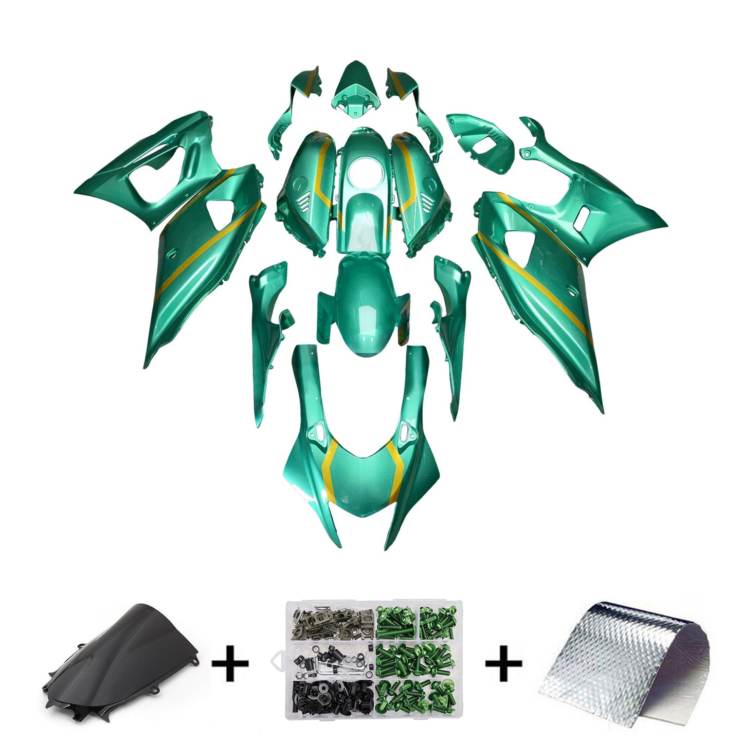 Kit carenatura iniezione in plastica ABS adatto per Yamaha YZF-R7 2021-2025