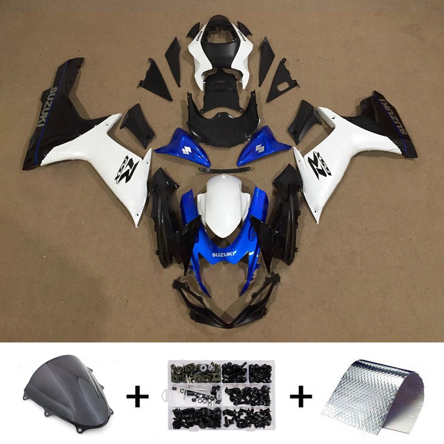 Kit carenatura iniezione plastica ABS per Suzuki GSXR 600/750 2011-2026 K11