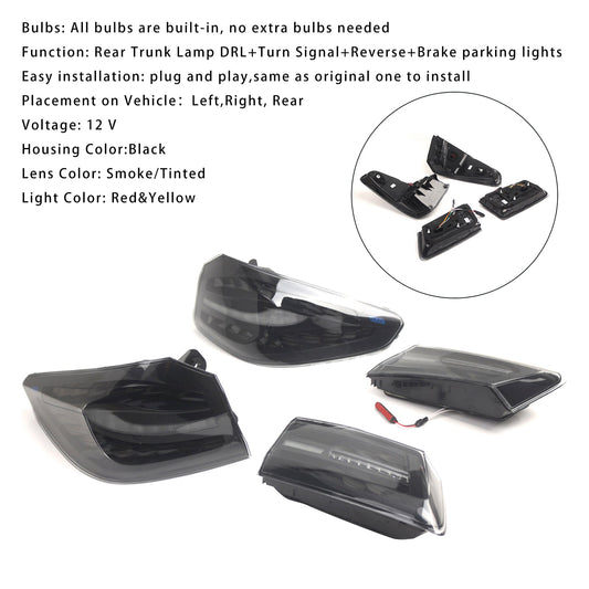 Gruppo ottico posteriore a LED fumé per BMW 5 G30 G38 L&amp;R 2018-2020 63217376469 63217376470