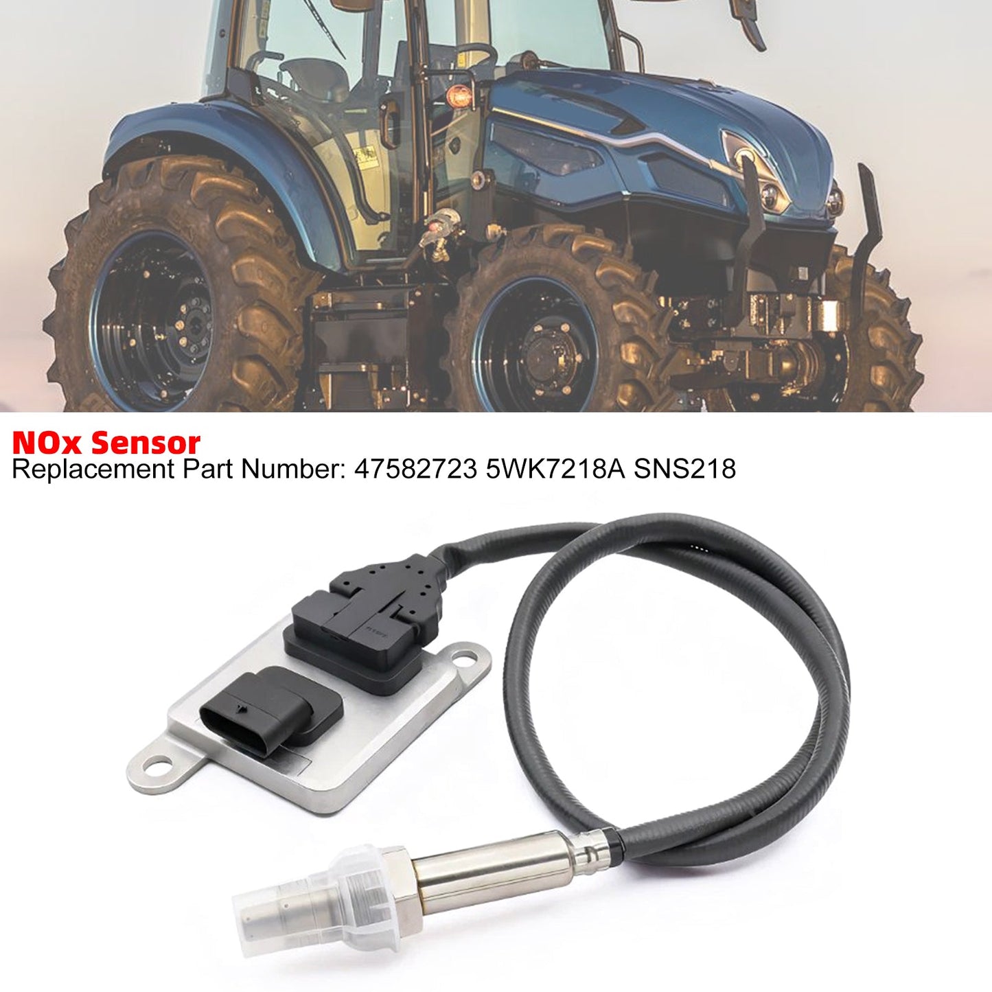 Sensore di ossido di azoto NOx 47582723 5WK7218A SNS218 per New Holland CASE IH