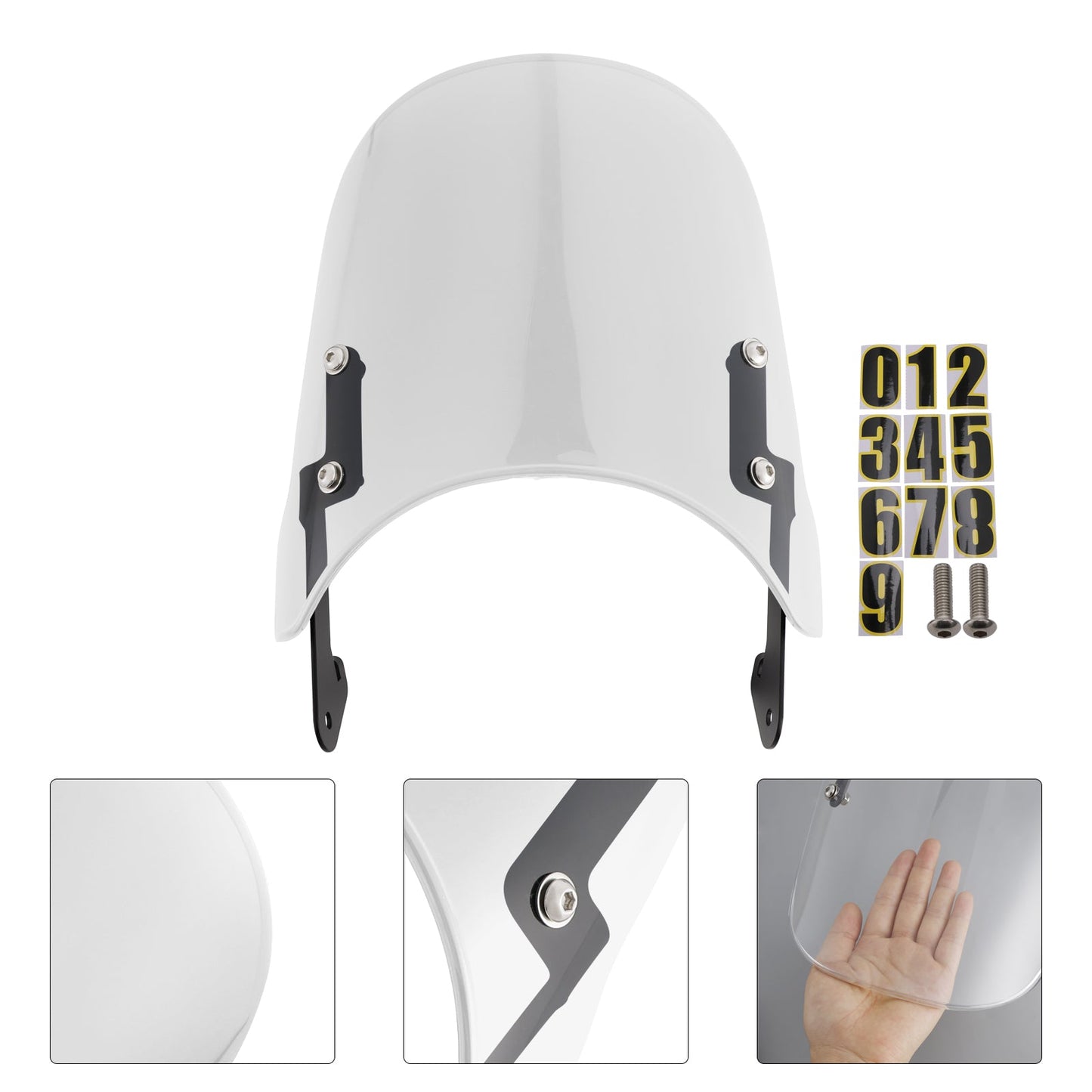 Parabrezza Parabrezza adatto per YAMAHA XSR 155 2020-2023 XSR 125 2024-2025