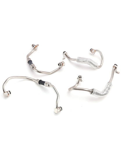 Kit tubi flessibili per liquido di raffreddamento del turbocompressore (4 pezzi) per BMW Z4 sDrive35is 2011-2016, codice 11537563707.