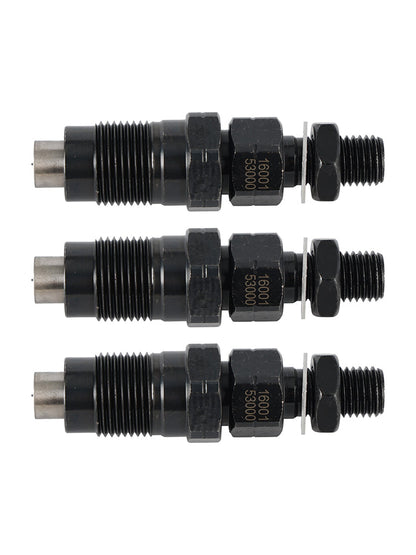 Iniettore di carburante 3 pezzi per motore Kubota D722 D782 BX2230D 16001-53000 H1600-53000