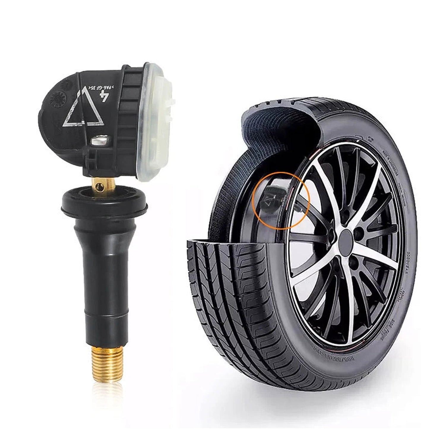 1 sensore di pressione pneumatici TPMS per GMC Buick Chevy Silverado Cadillac 13598773