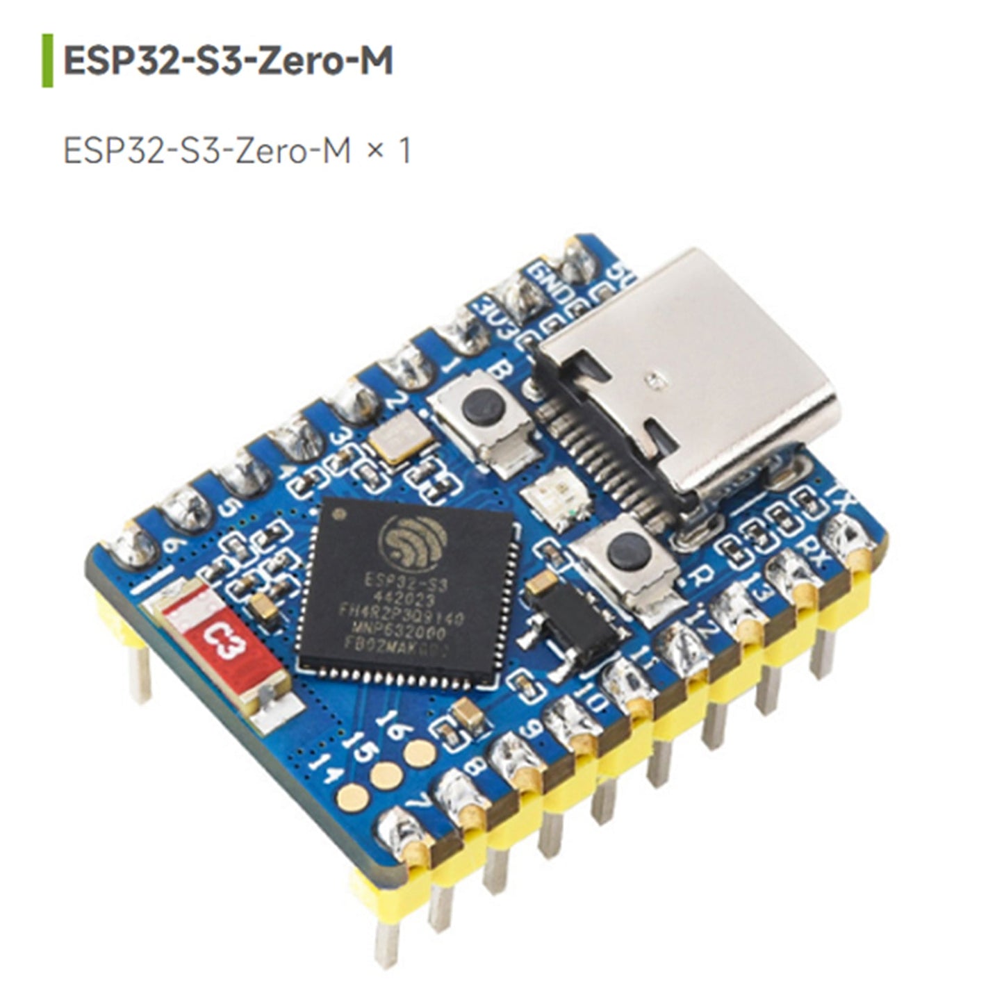 Scheda di sviluppo ESP32-S3 Processore Dual-Core S3FH4R2 Frequenza operativa 240 MHz