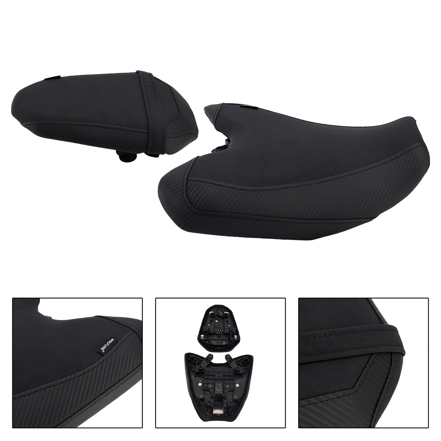 Kit cuscini passeggero anteriore e posteriore Raider per Yamaha MT-07 689cc 2025-2026