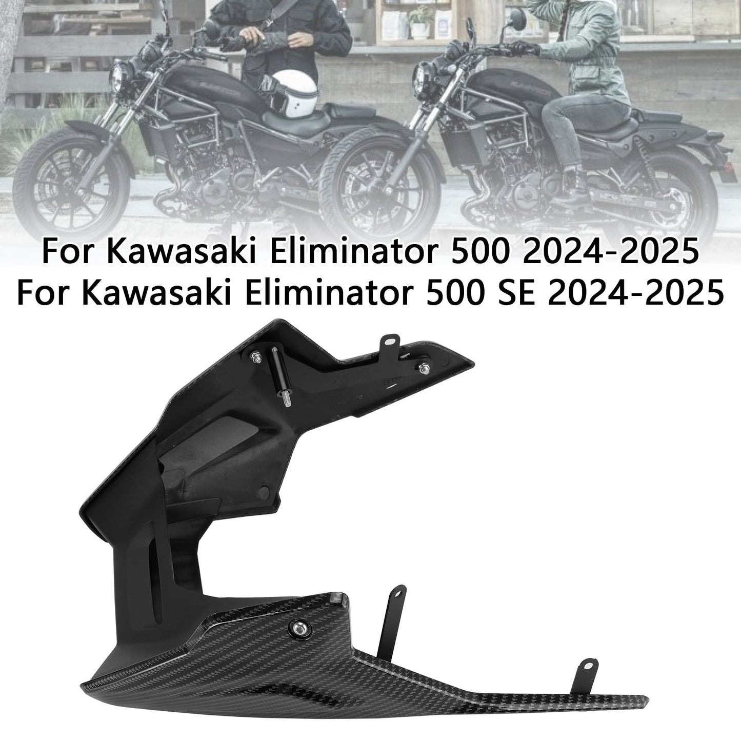 Carenature inferiori Kawasaki Eliminator 400/450/500 2024-2025, puntale completo