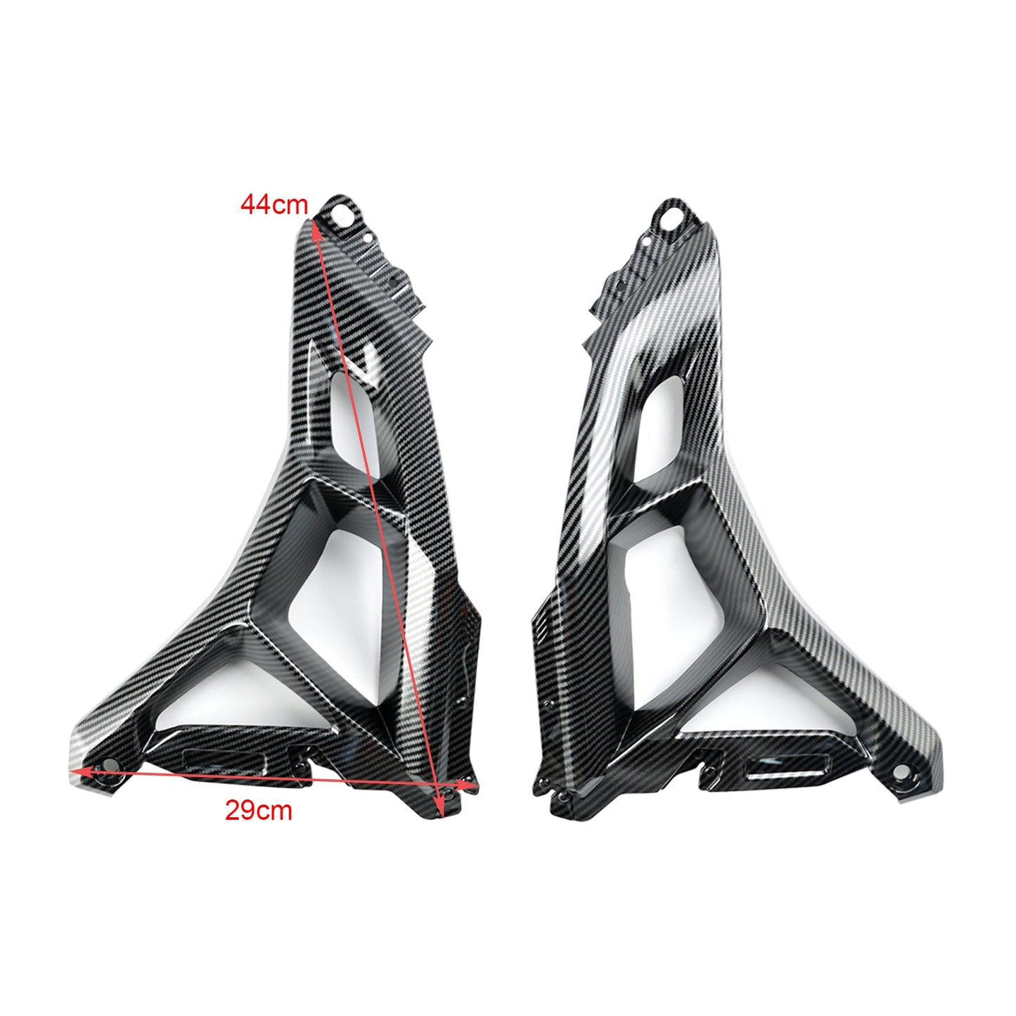 Pannello carenatura supporto centrale presa d'aria per Kawasaki Versys 650 2022-2024