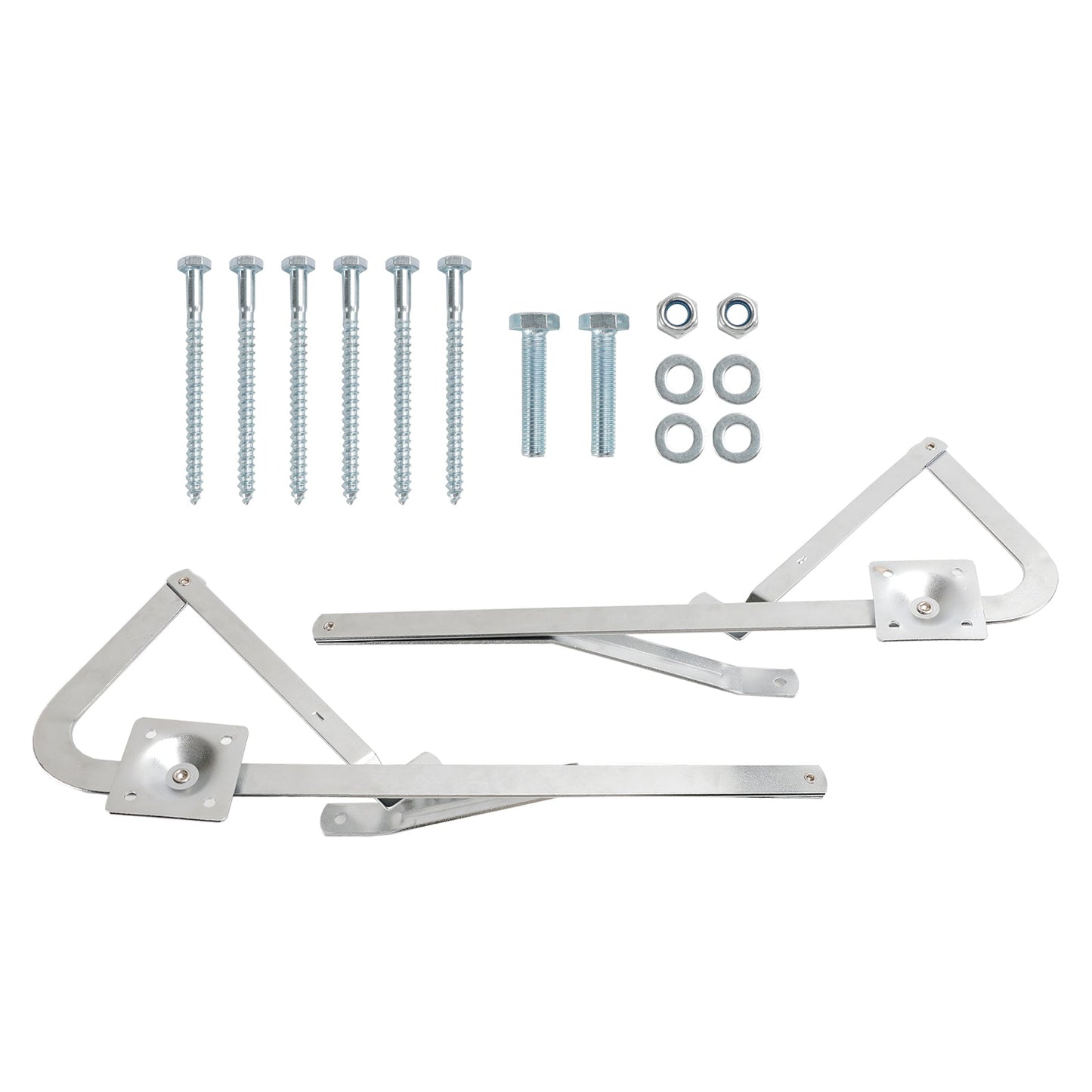 Coppia bracci cerniera per scaletta per soffitta per MFG Werner serie 55-2 dopo il 2010