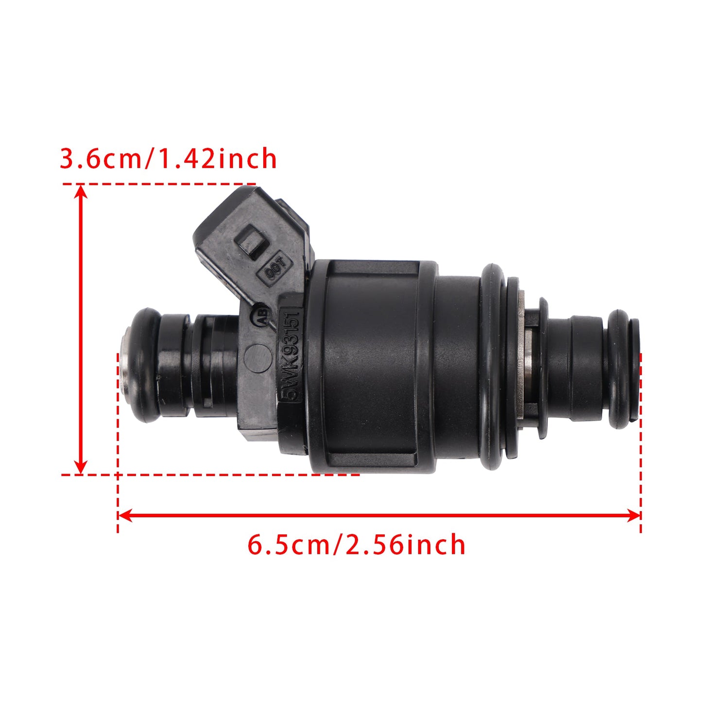 4 pezzi iniettori carburante per Vauxhall Astra Vectra Zafira 1.8L 90536149 5WK93151