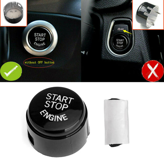 Pulsante di avviamento e arresto del motore nero per BMW F31 F30 F21 F20 F15 F25