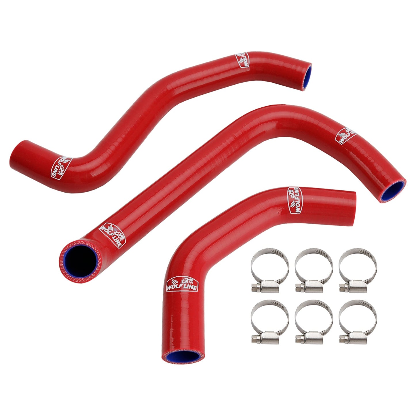 Tubo flessibile del liquido di raffreddamento del radiatore in silicone Kawasaki ZX10R ZX-10RR 2021-2025