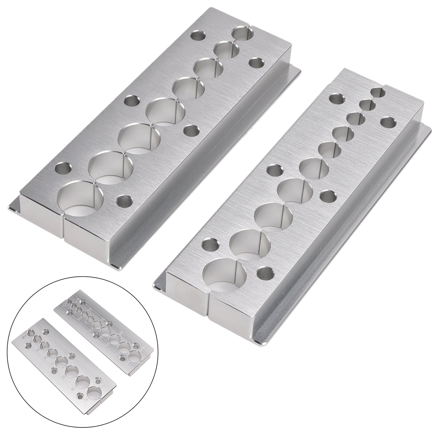 Kit di morsetti per albero/asta di morsa di ricostruzione 18 misure 7,4 mm-19 mm per Fox