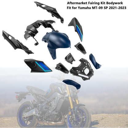 Kit carena carrozzeria iniezione ABS per Yamaha MT-09 / MT-09 SP 2021-2023