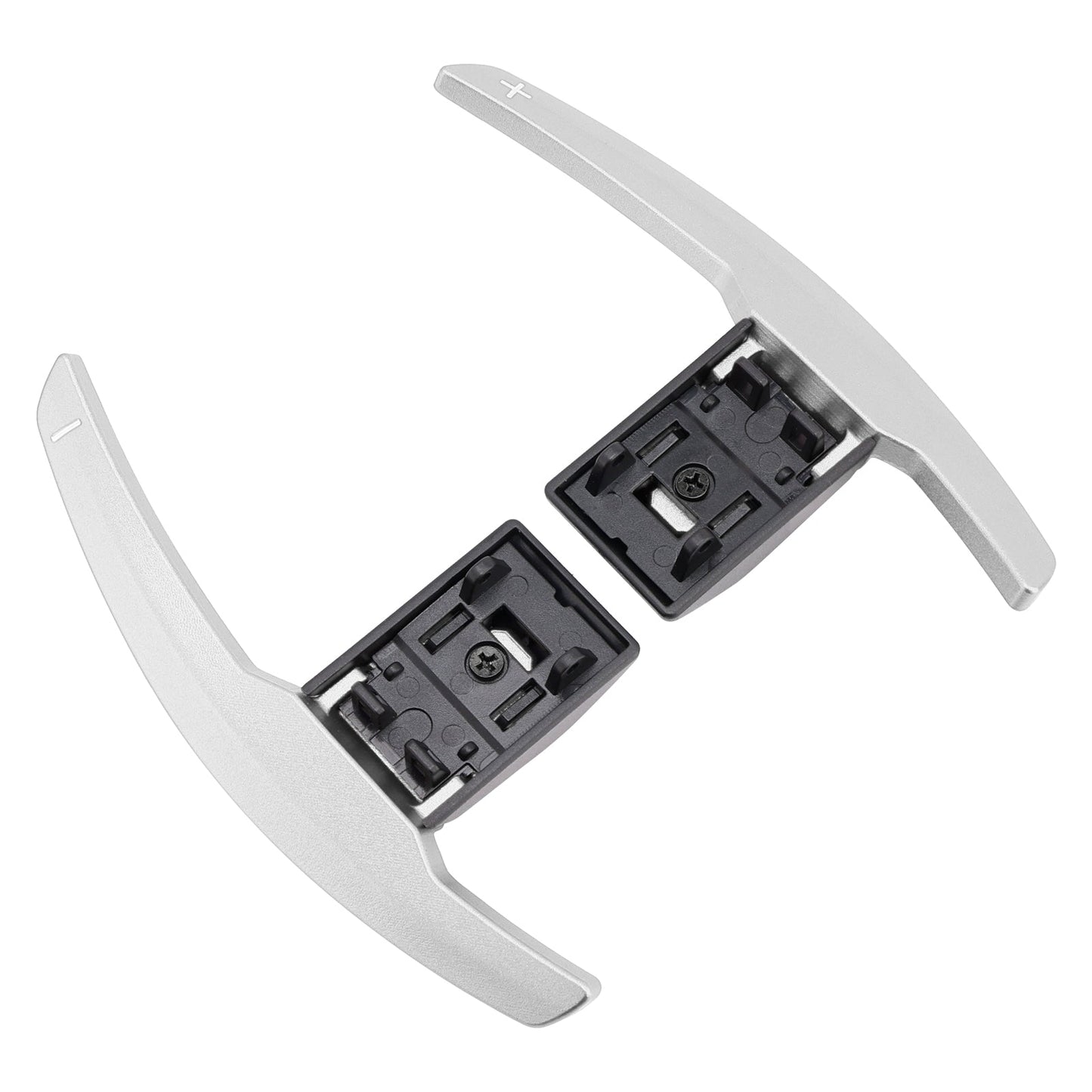 Estensione del cambio al volante per BMW Serie F F30 F31 F32 F10 X3 X5 Alluminio Argento