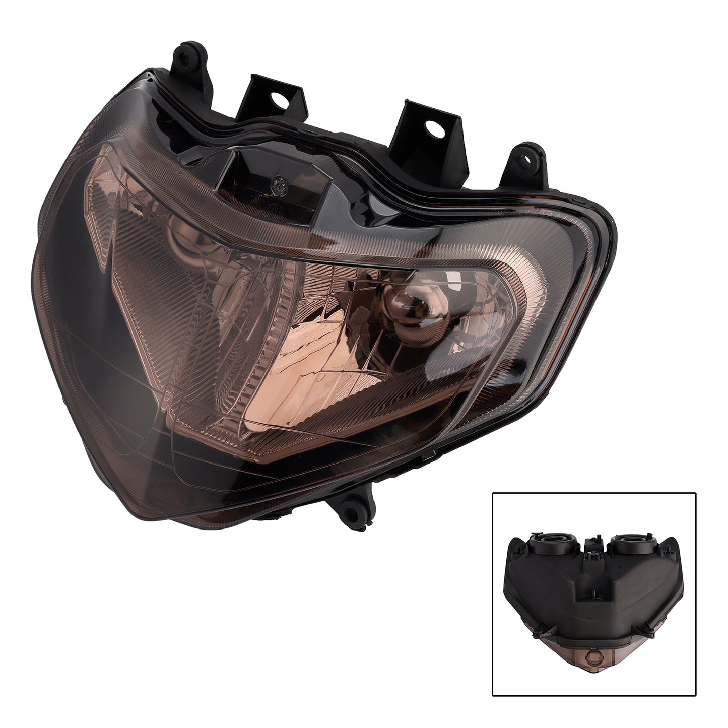 2001-2003 per Suzuki GSX-R 1000 Protezione faro anteriore Griglia faro anteriore fumé