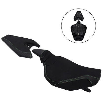 Kit sella conducente e passeggero per Kawasaki Z1000 2014-2025 2024, cuscino posteriore nero