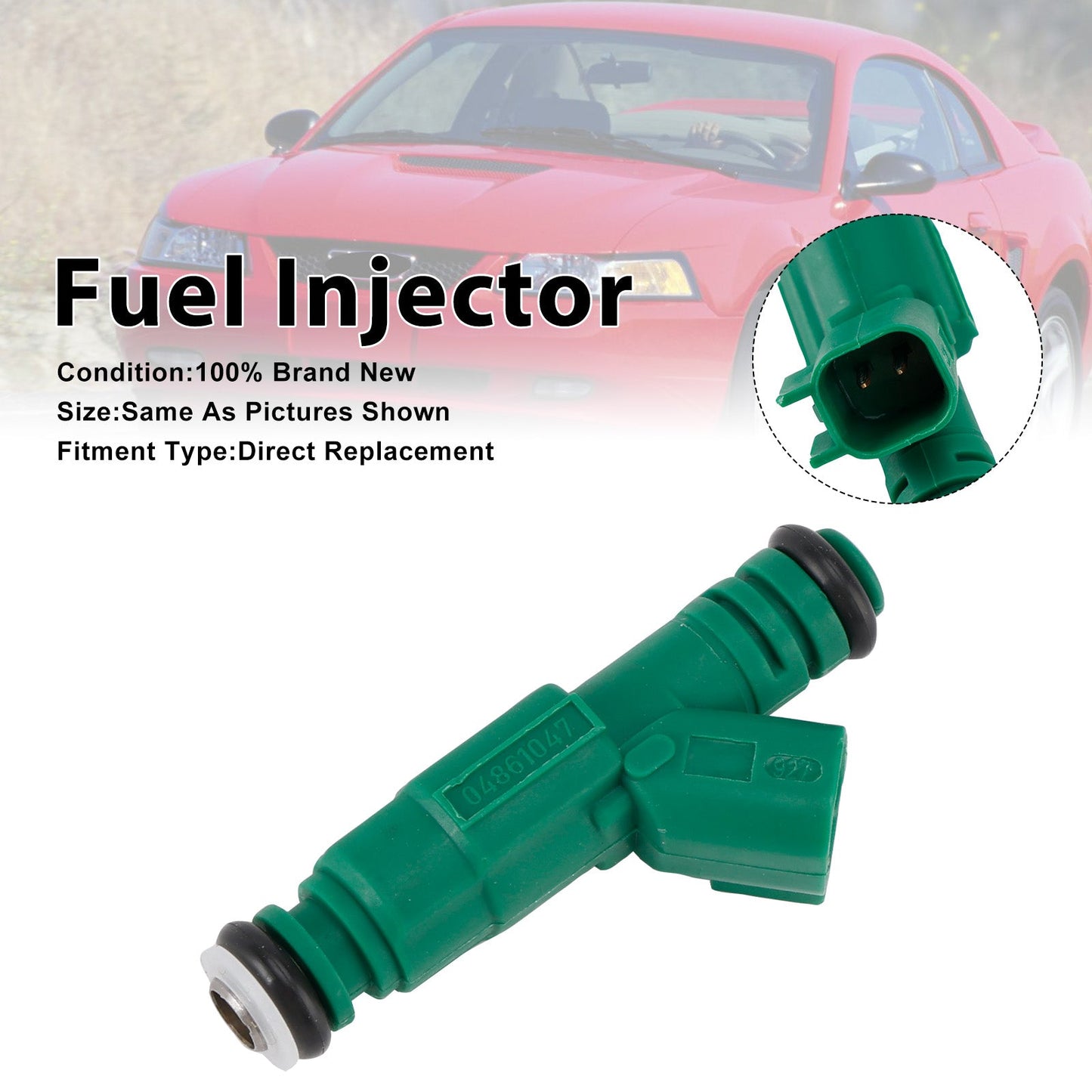 1 iniettore di carburante per Ford Mustang 99-20 Jeep Liberty 02-03 0280155789