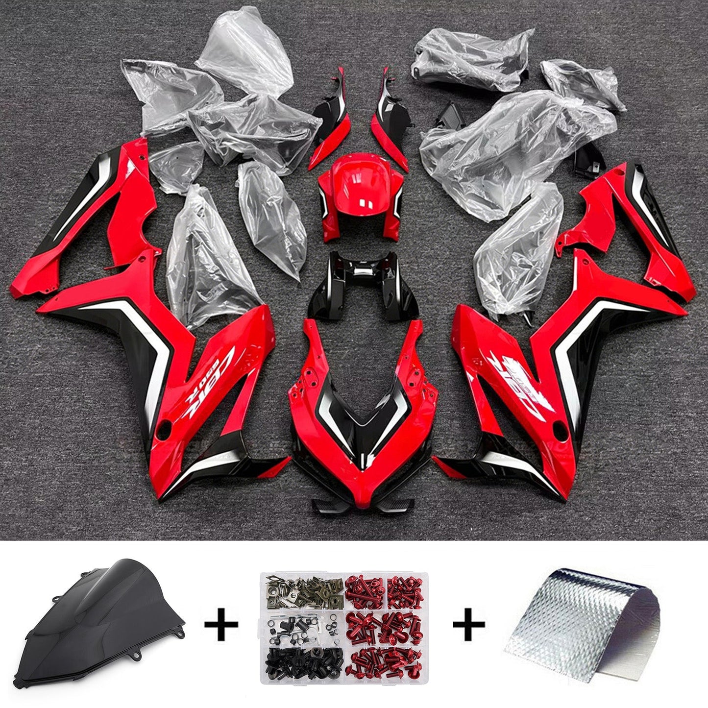 Kit di carene in plastica ABS stampate a iniezione per Honda CBR650R 2019-2020