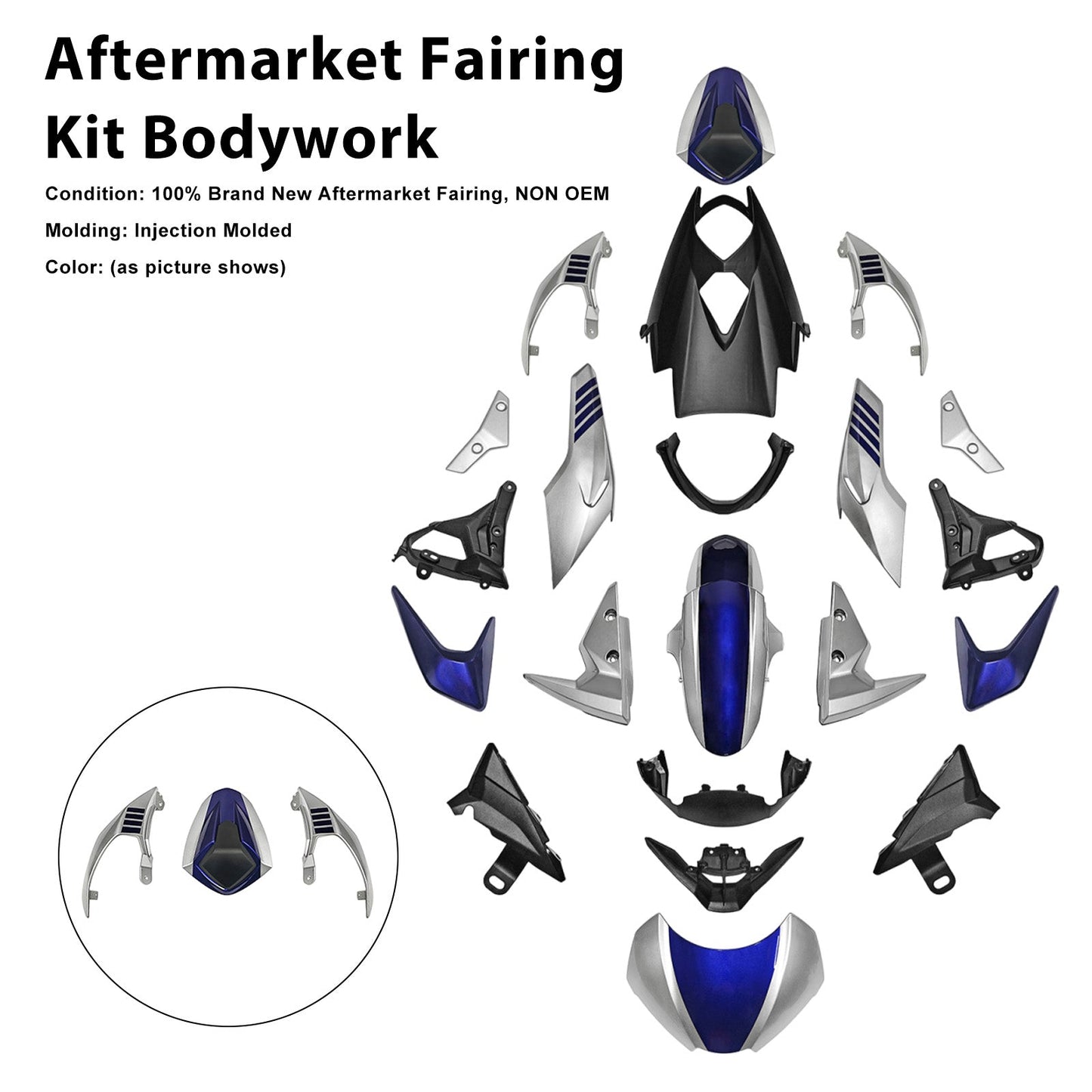Kit di carene iniettabili per Street Triple 765 R/RS 2020-2022